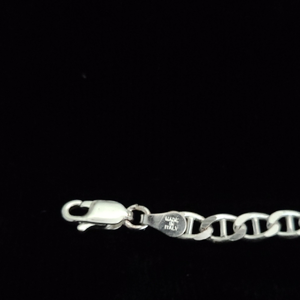 Classic Sterling Silver Chain Bracelets - Picture 3 of 16